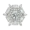 Snowflake Cluster Diamond Ring