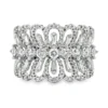 Diamond Filigree Band Ring