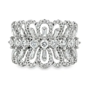 Diamond Filigree Band Ring