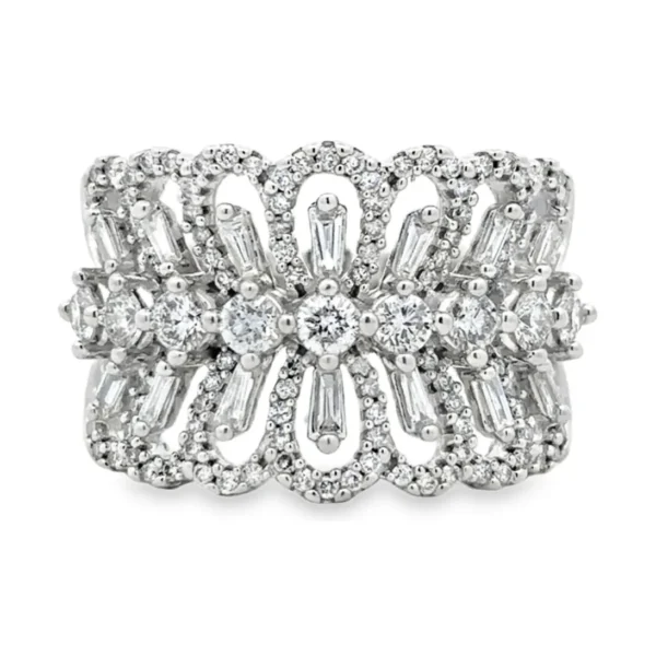 Diamond Filigree Band Ring
