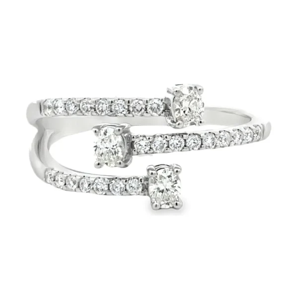 Bypass Diamond Cluster Ring