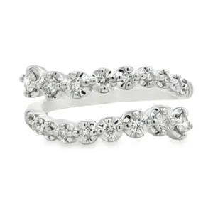 Bypass Diamond Band Ring