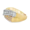 Crossover Diamond Band Ring