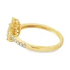 Pear Diamond Halo Ring