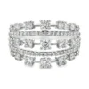 Multi Row Diamond Ring