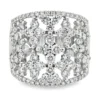 Diamond Openwork Band Ring