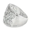Diamond Openwork Band Ring