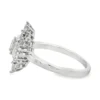 Starburst Diamond Halo Ring