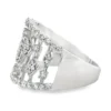 Diamond Openwork Band Ring