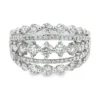 Multi Row Diamond Ring
