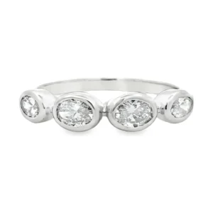 Bezel Set Diamond Ring