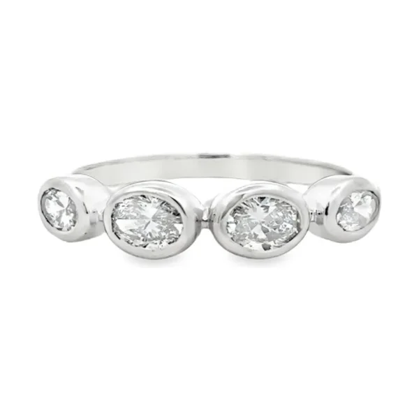 Bezel Set Diamond Ring