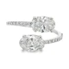 Oval Bypass Diamond Ring