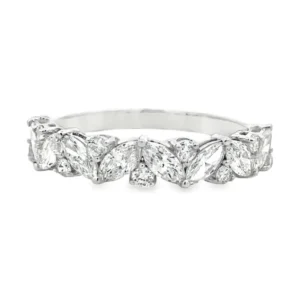 Marquise Diamond Band Ring