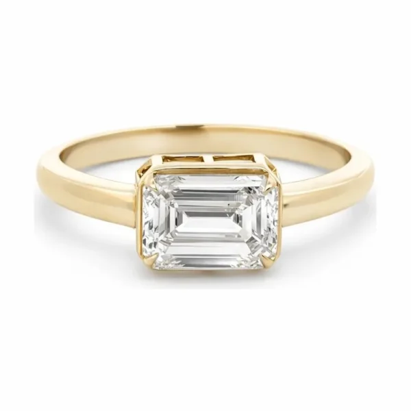 Emerald Cut Diamond Ring
