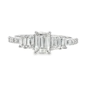 Emerald Cut Diamond Ring