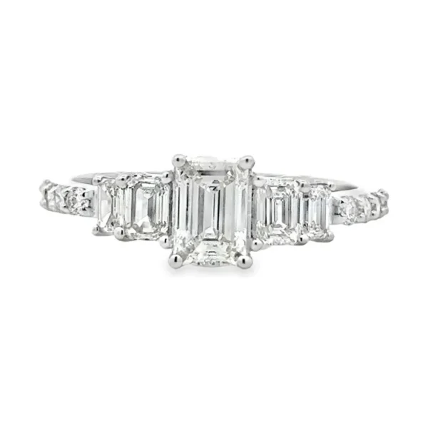 Emerald Cut Diamond Ring