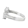 Pear Diamond Bypass Ring