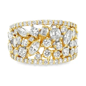 Multi Shape Diamond Ring