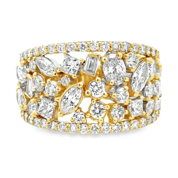 Multi Shape Diamond Ring