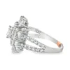 Cluster Diamond Halo Ring