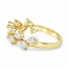 Pear Diamond Cluster Ring