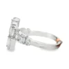 Bypass Diamond Band Ring