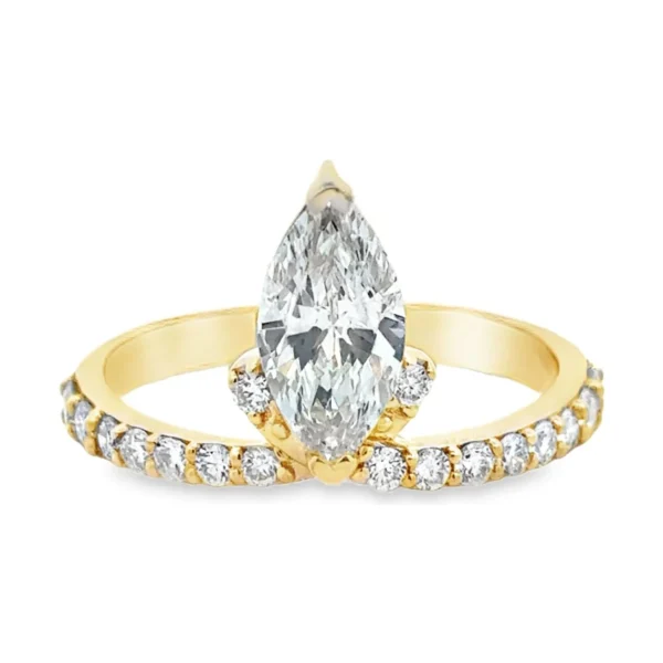 Marquise Lab-Grown Diamond Ring