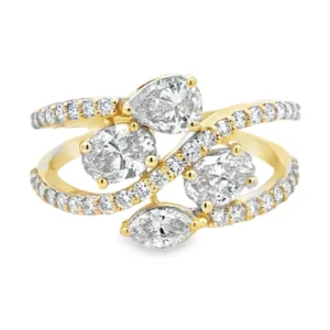 Multi Shape Diamond Ring