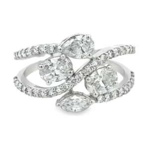 Cluster Diamond Bypass Ring