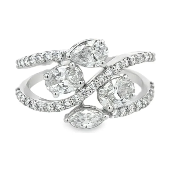 Cluster Diamond Bypass Ring