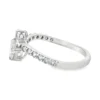 Pear Diamond Bypass Ring