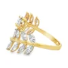 Marquise Leaf Diamond Ring