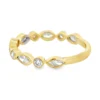 Marquise Round Diamond Ring