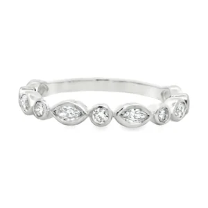 Bezel Diamond Band Ring