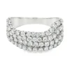 Four Row Diamond Ring