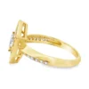 Marquise Geometric Diamond Ring