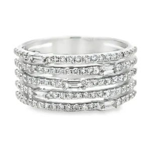 Multi Row Diamond Ring