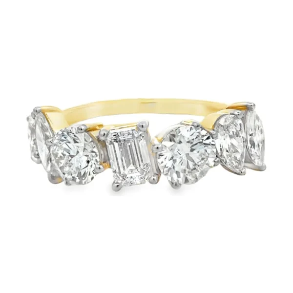 Multi Shape Diamond Ring
