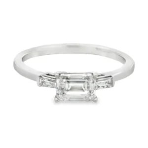 Emerald Cut Diamond Ring