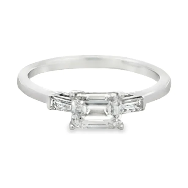 Emerald Cut Diamond Ring