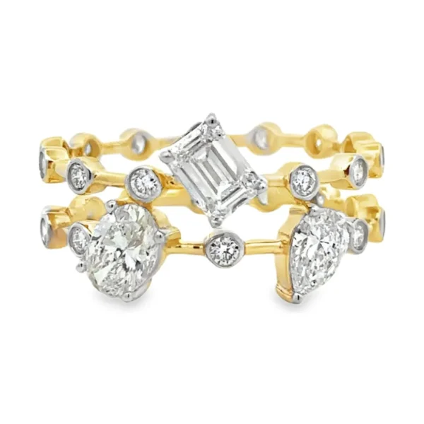 Multi Shape Diamond Ring
