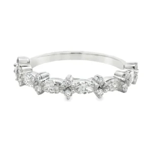 Marquise Diamond Band Ring