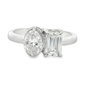 Two Stone Diamond Ring