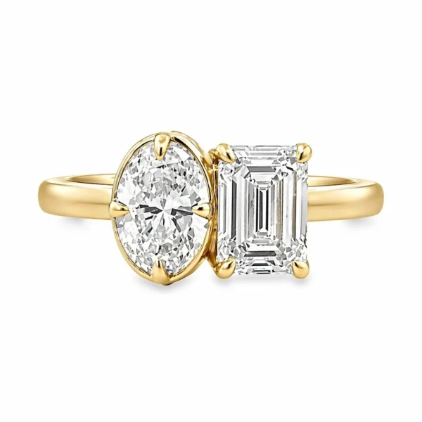 Two Stone Diamond Ring