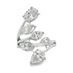 Bypass Diamond Cluster Ring
