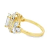 Emerald Cut Halo Ring