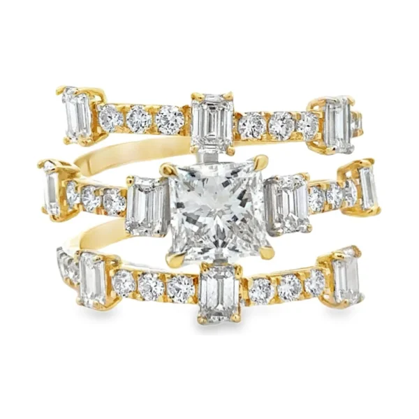 Multi Band Diamond Ring