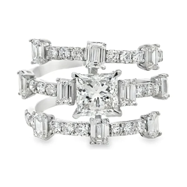 Multi Band Diamond Ring