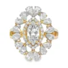 Marquise Cluster Diamond Ring